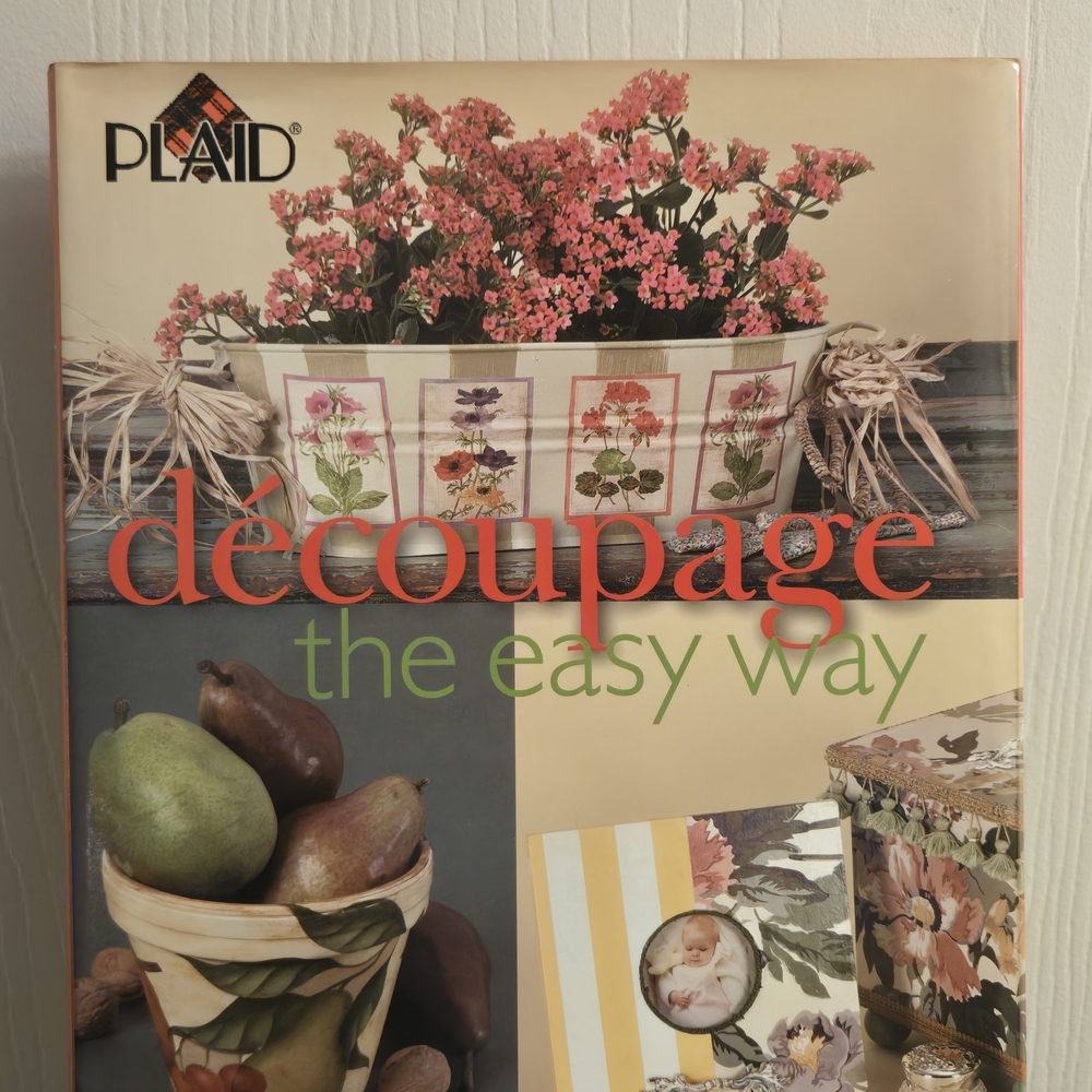 Découpage Hardcover Book -The Easy Way-